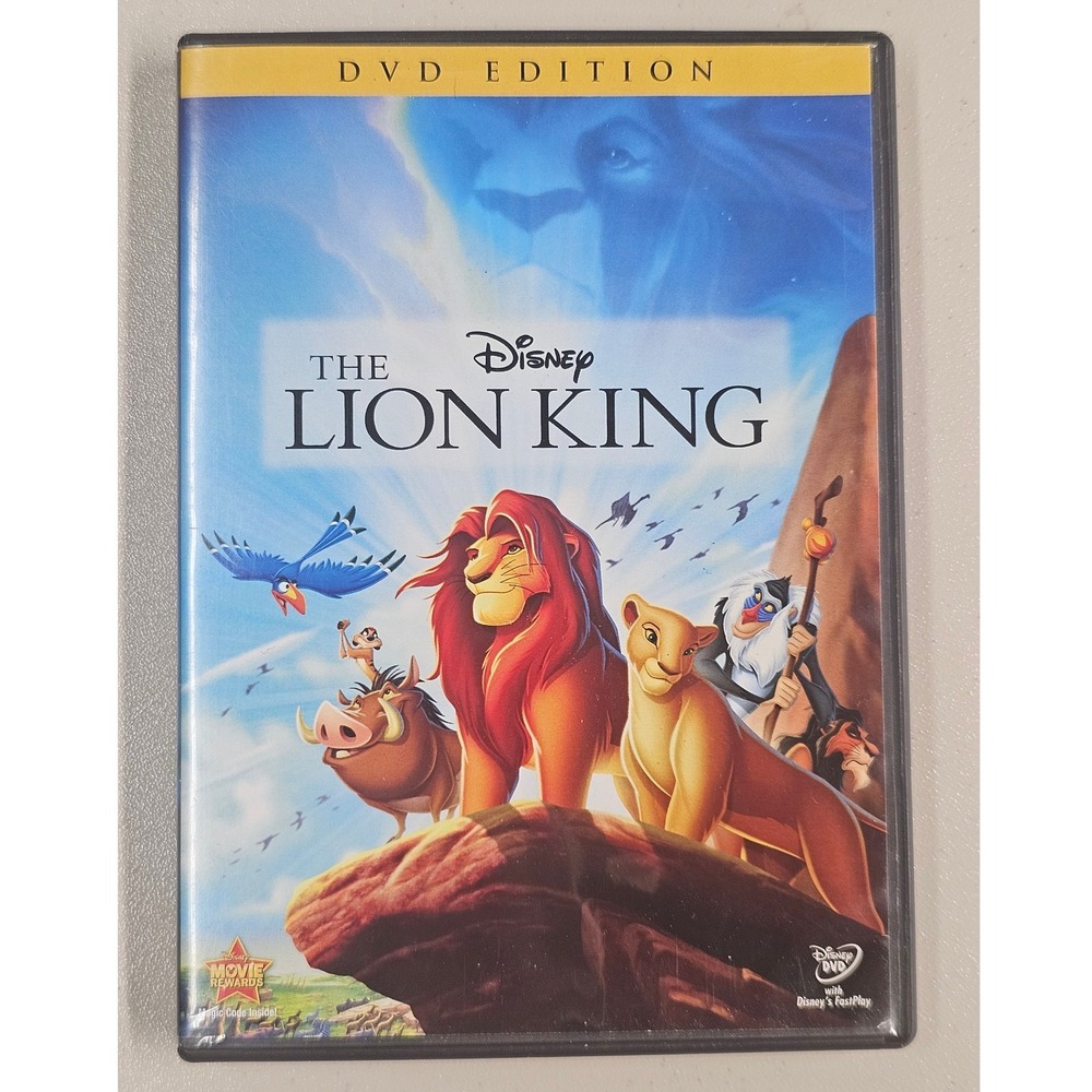 Disney The Lion King DVD Edition Animated‎ Movie 2011 Release G Rated 88 Min